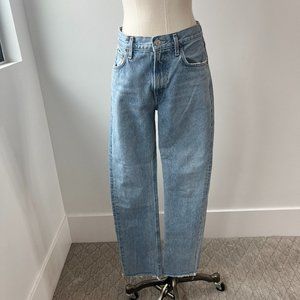Agolde Light Wash Straight Leg Jeans